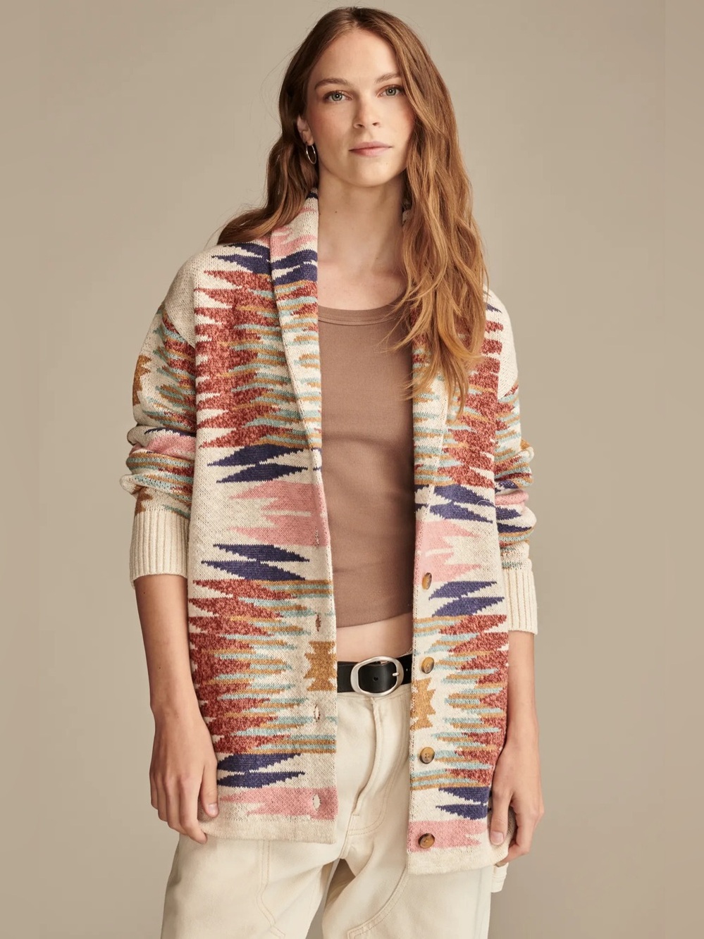 Lucky Brand Southwestern Cardigan